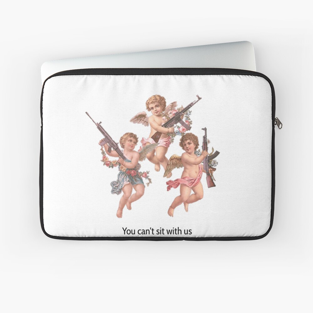 You Can T Sit With Us Gang Angels Ipad Case Skin By Pamela023 Redbubble