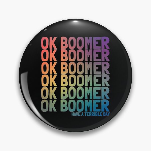 Item preview, Ok Boomer Meme designed and sold by VintageMashup.