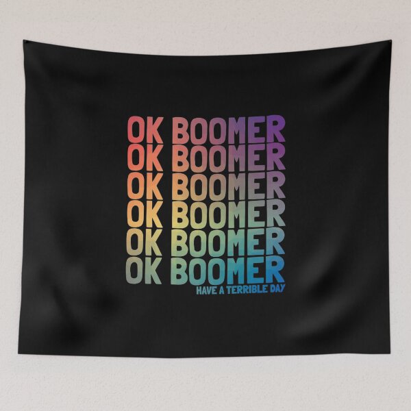 Item preview, Ok Boomer Meme designed and sold by VintageMashup.
