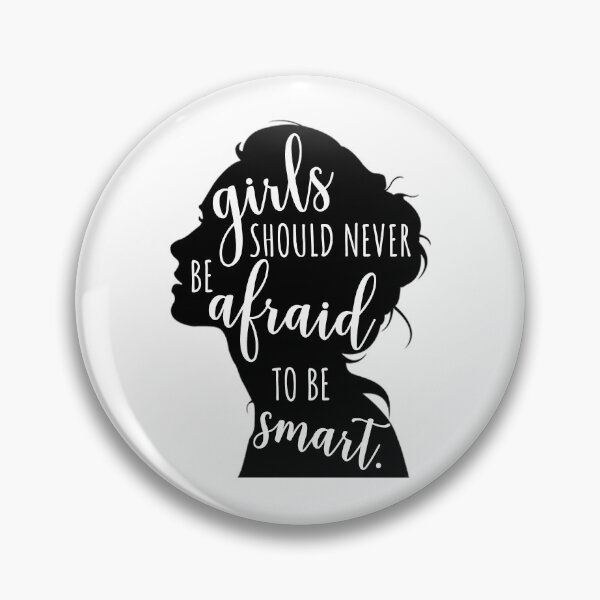 Item preview, Girls should never be afraid to be smart Portrait designed and sold by MalikaBela.
