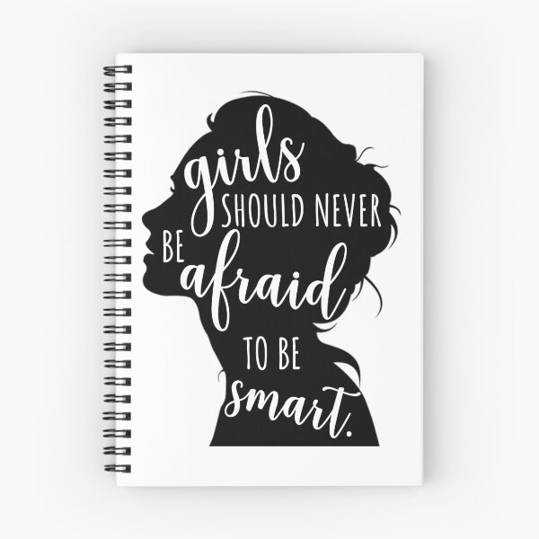 Item preview, Girls should never be afraid to be smart Portrait designed and sold by MalikaBela.