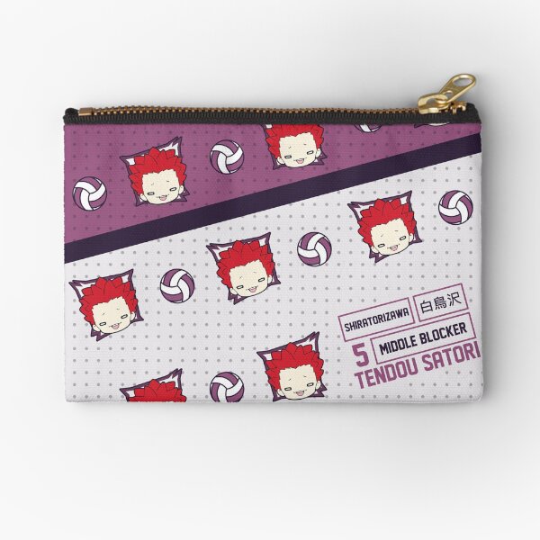 Tendou Satori - Pattern - Shiratorizawa - Haikyuu Zipper Pouch