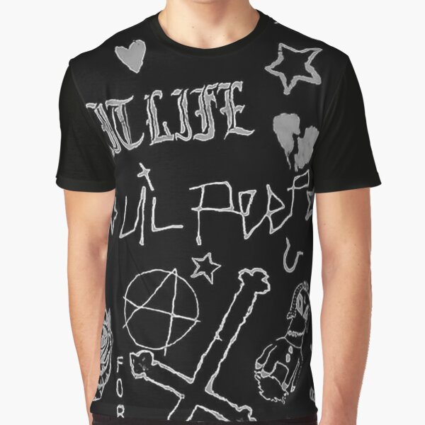 Lil Peep Tattoo Pack Compilation Design #2 Graphic T-Shirt
