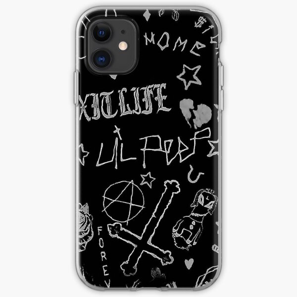 Lil Peep Tattoo Pack Compilation Design #2 iPhone Soft Case