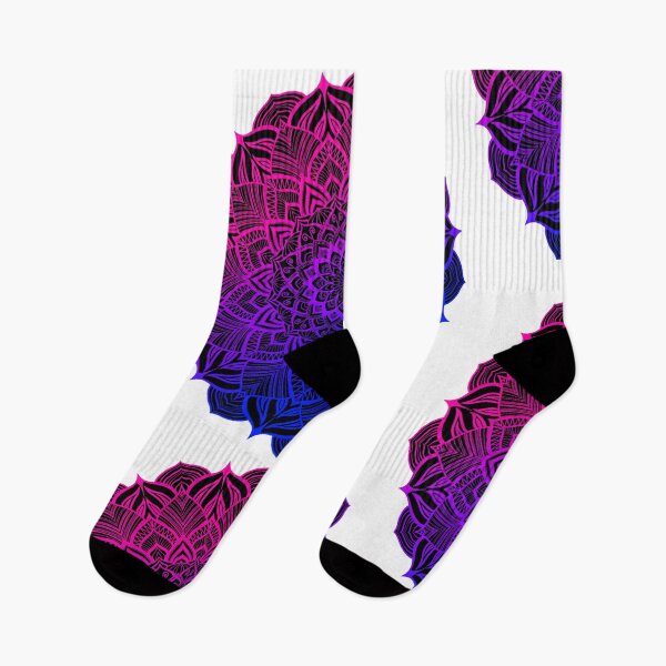 Item preview, Bisexual Pride Striped Mandala designed and sold by JustGottaDraw.