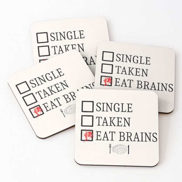 Item preview, Eat brains - black  designed and sold by manuluce.