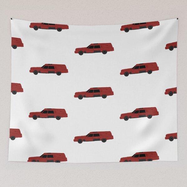Item preview, Red hearse designed and sold by wakinguptired.