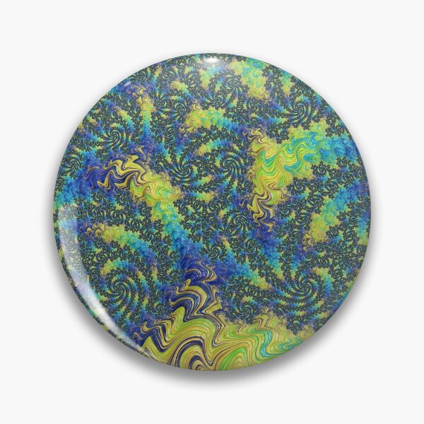 Item preview, Blue and Yellow Fractal designed and sold by Kaleiope Studio.