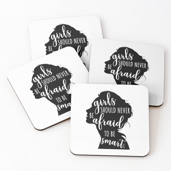 Item preview, Girls should never be afraid to be smart Portrait designed and sold by MalikaBela.
