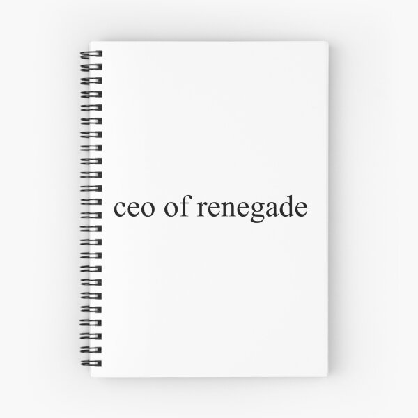 Item preview, ceo of renegade designed and sold by DontWantTheHype.