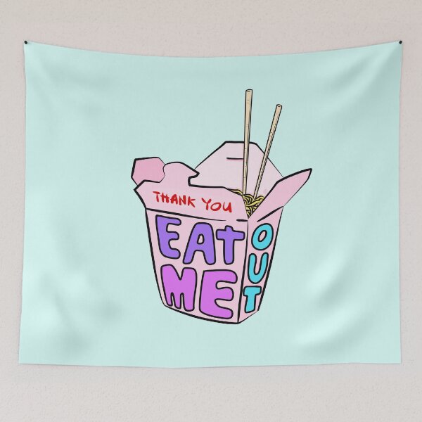 Item preview, CHINESE TAKEAWAY EAT ME OUT POCKET DESIGN designed and sold by aydapadi.