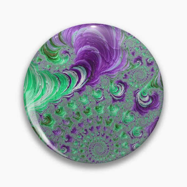 Item preview, Purple and Green Fractal designed and sold by Kaleiope Studio.