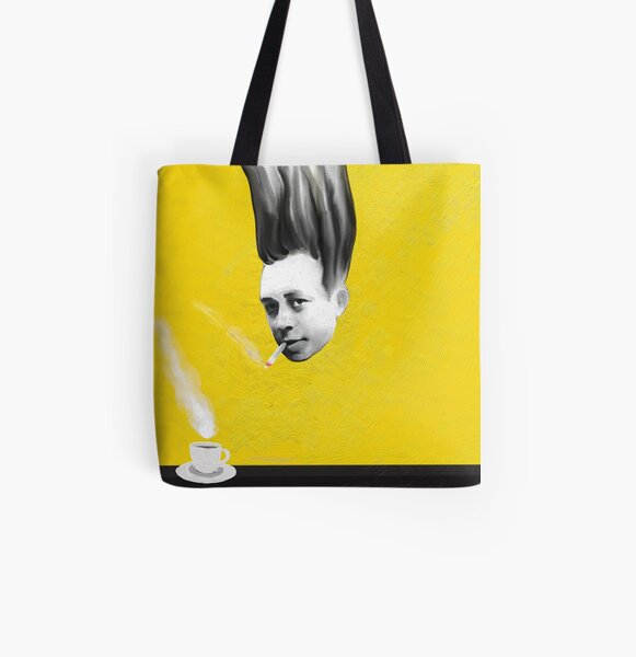Albert Camus All Over Print Tote Bag