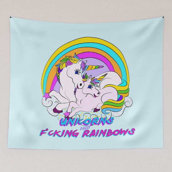 Item preview, UNICORNS AND FUCKING RAINBOWS designed and sold by aydapadi.