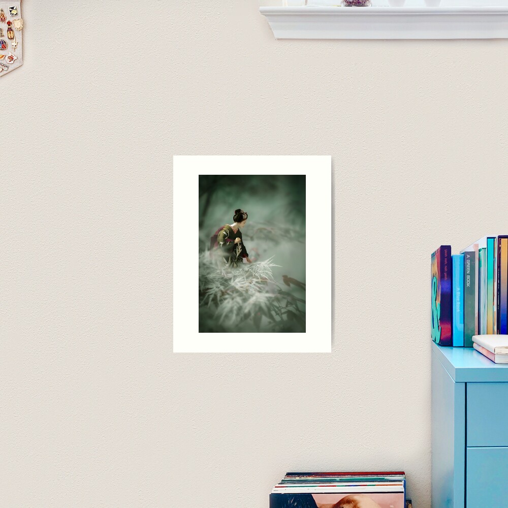 Impression artistique « Portrait de voyage imaginaire - érable vert 3»