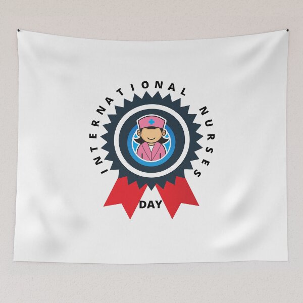 Item preview, International Nurse Day Badge designed and sold by Puji Designs.