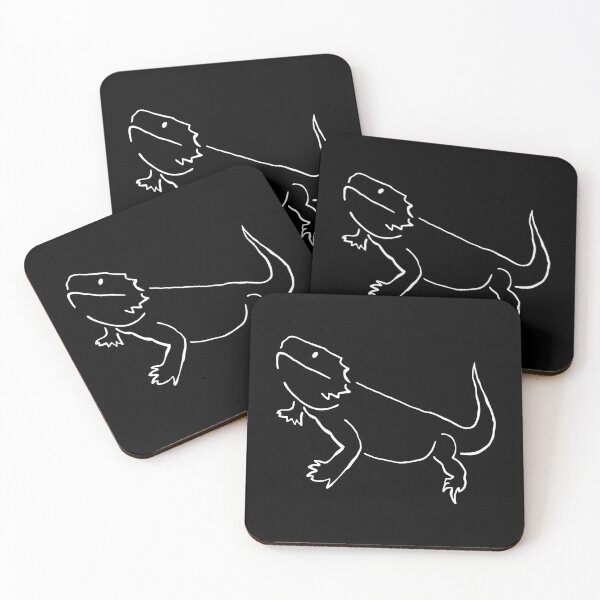 BEST SELLER - Margo The Beardie Merchandise Coasters (Set of 4)