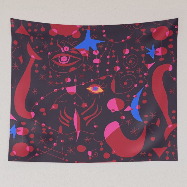 Item preview, Joan Mirò Pattern #2 designed and sold by ShaMiLaB.