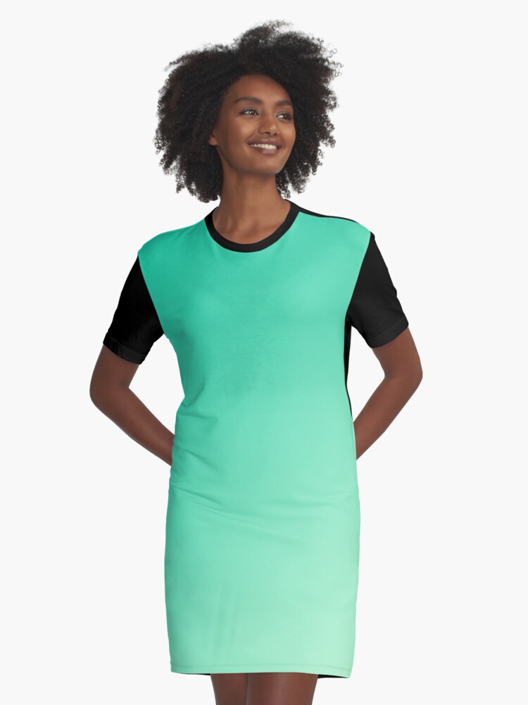 Hunter green t top shirt dress