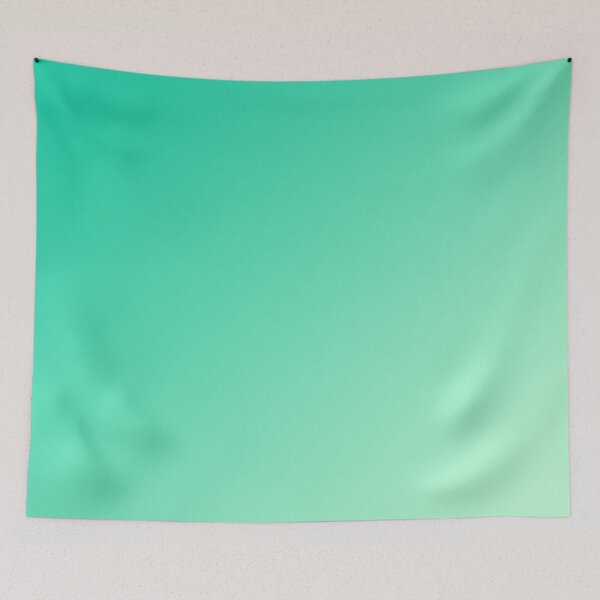 Item preview, Dark Cyan Green and Light Cyan Lime Green Gradient Ombré  designed and sold by Gsallicat.