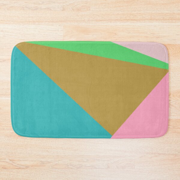 Item preview, Colorful Abstract Triangle Pattern in Pink, Green, and Blue designed and sold by JuneJournal.
