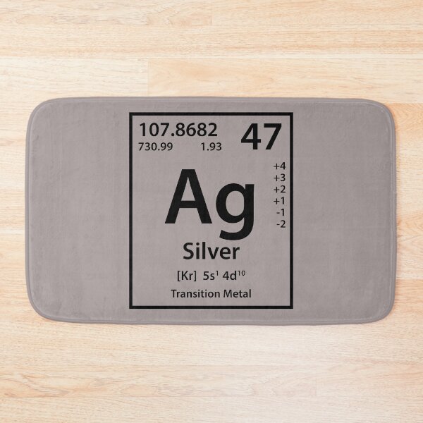 Item preview, Silver Element (black) designed and sold by MerchPublic Studio.
