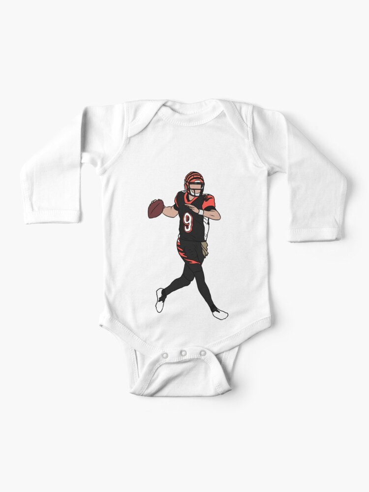 Cincinnati Bengals Joe Burrow Black Men Onesie