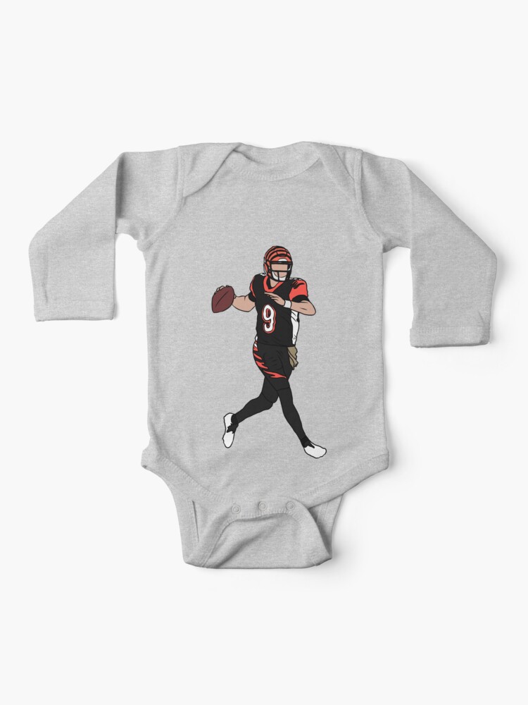 Cincinnati Bengals Joe Burrow Black Men Onesie