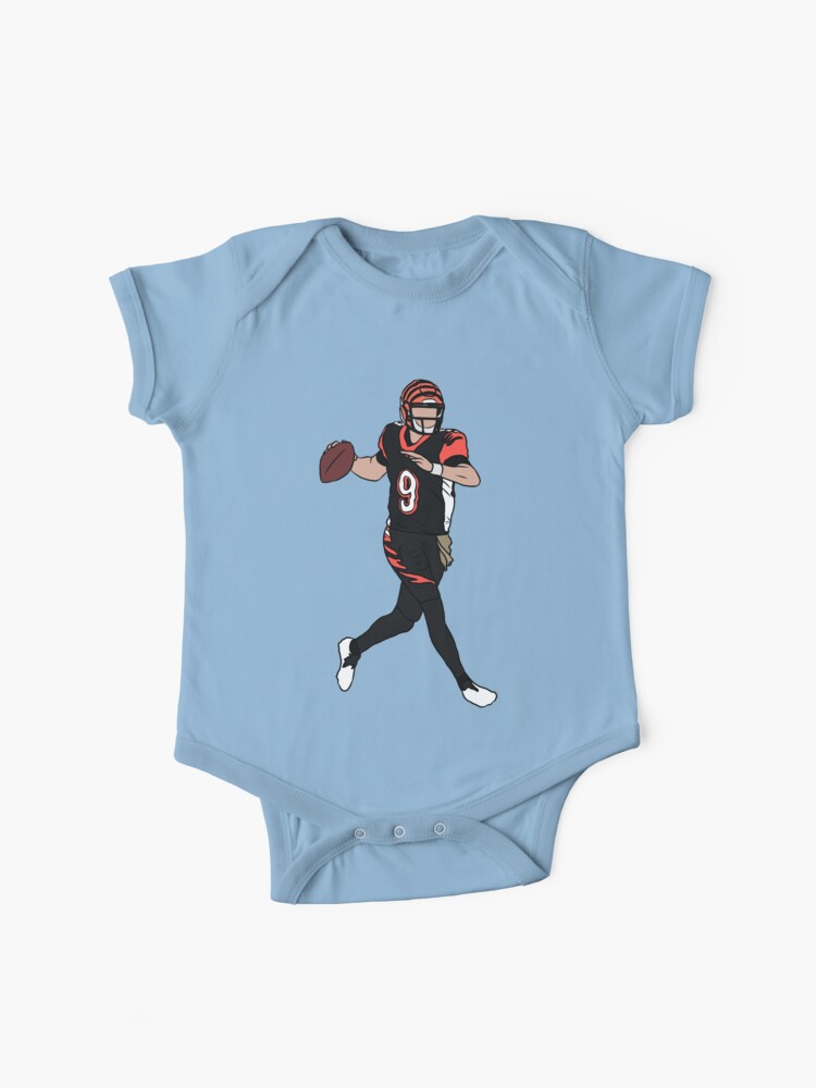 Cincinnati Bengals Joe Burrow Black Men Onesie