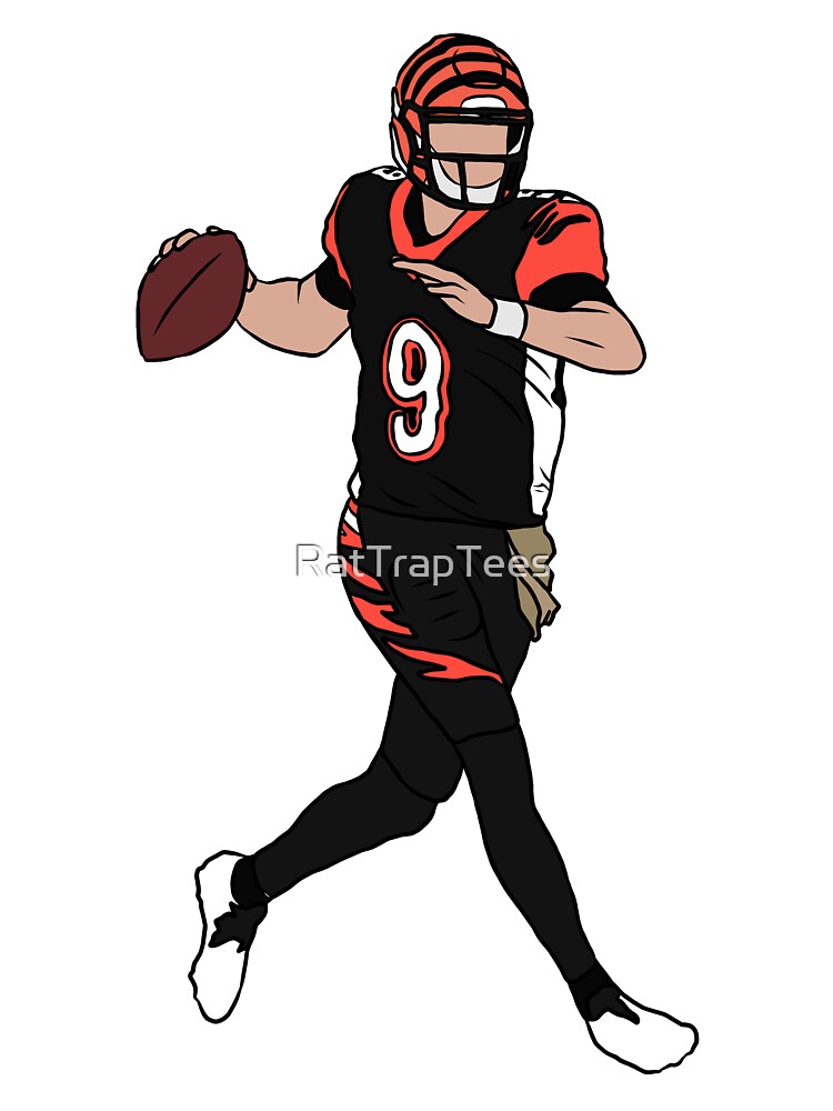 portraiteam Joe Burrow Cincinnati Bengals Kids T-Shirt