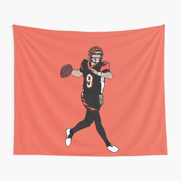 Joe Burrow Orange Bengals Jersey - #9 Joe Burrow Lightweight Sweatshirt | Redbubble