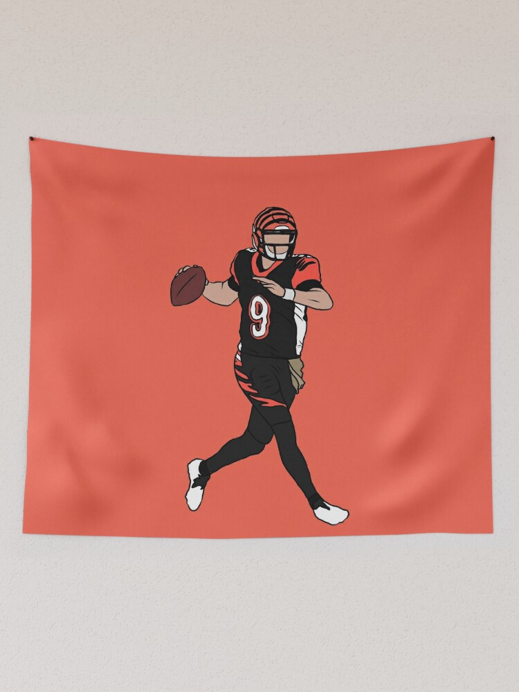 Joe Burrow Bengals Tapestry for Sale by RatTrapTees