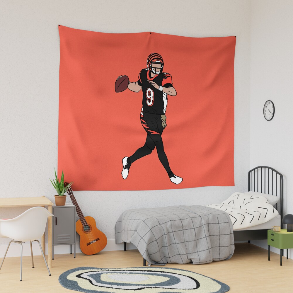 Joe Burrow Bengals Tapestry for Sale by RatTrapTees