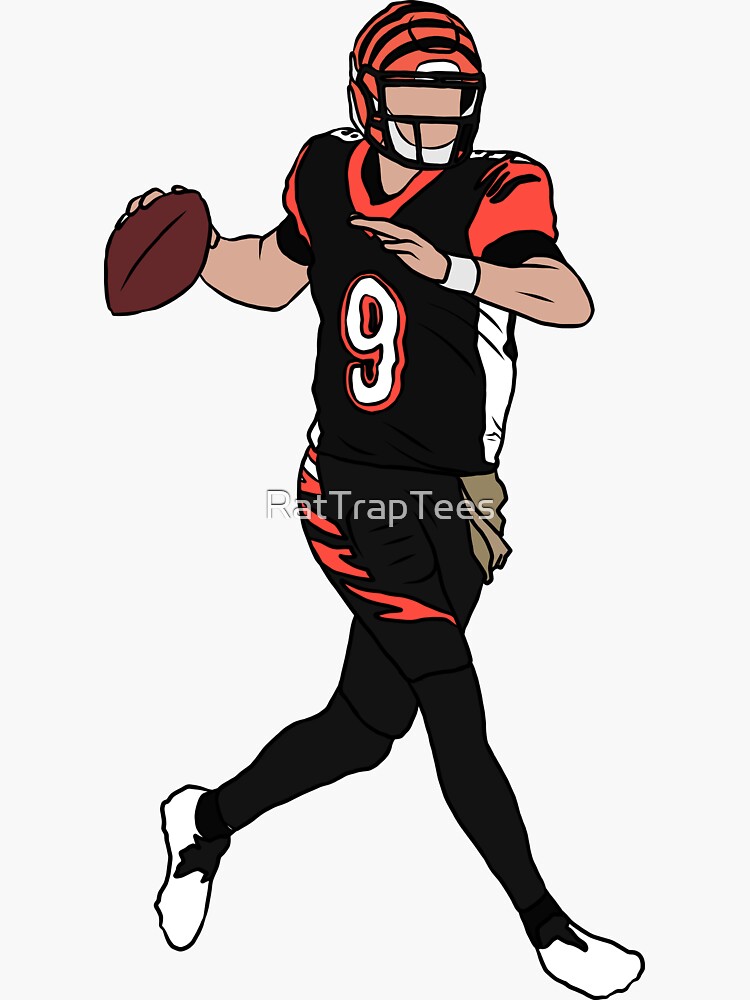 Joe Burrow Sticker Cincinnati Bengals Cincinnati Bengals 