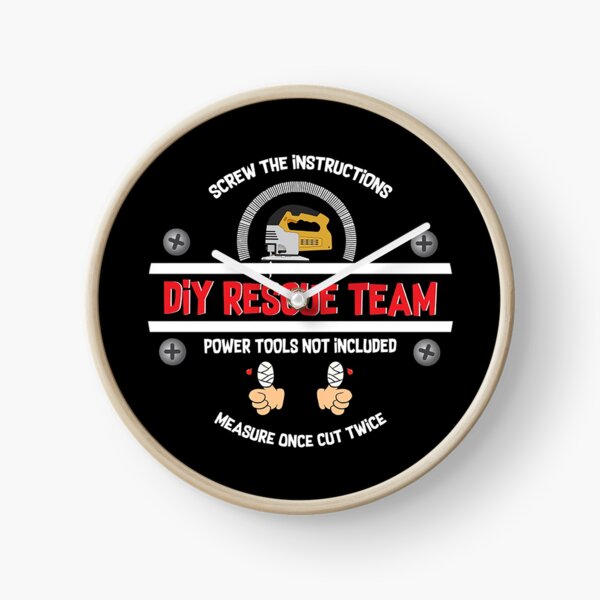 DIY Dad Geschenke - Lustiges DIY Shirt - Lustige DIY Geschenke - Fun DIY Becher - DIY Geburtstag - Zimmermann Uhr