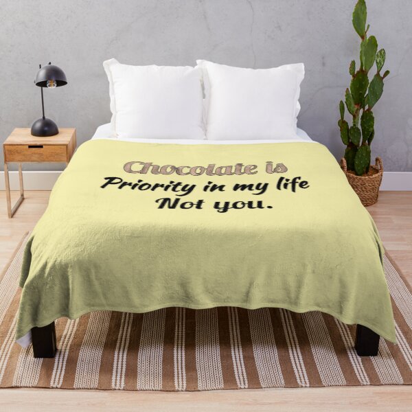 Item preview, Chocolate is priority in my live not you : funny chocolate shirts best gift designed and sold by Chamssou.