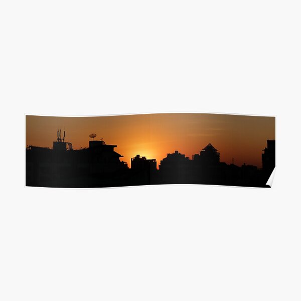 Yangon Skyline Poster