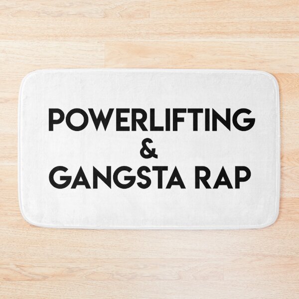 Item preview, Powerlifting & Gangsta Rap designed and sold by jackknite.