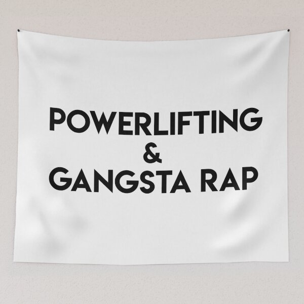 Item preview, Powerlifting & Gangsta Rap designed and sold by jackknite.