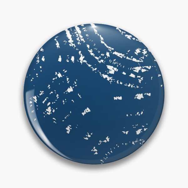 Item preview, Abstract blue paint with white circles designed and sold by StaySaltyArt.