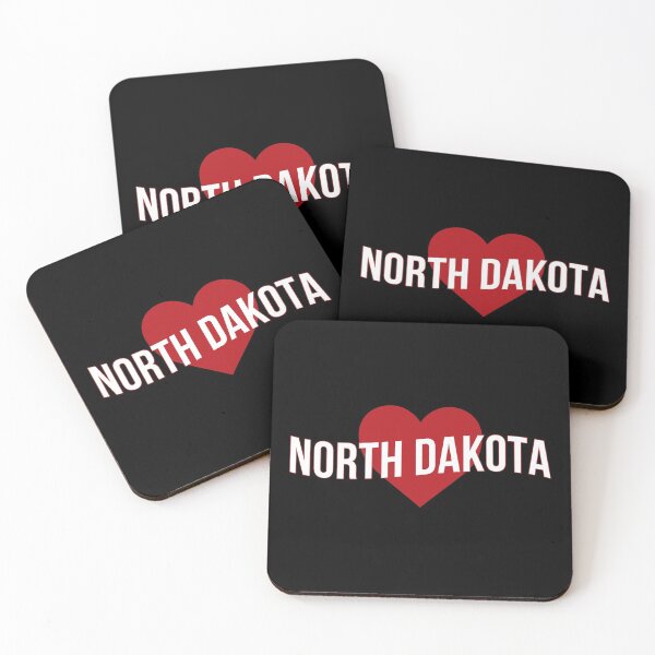 Aperçu de l'œuvre Amour du Dakota du Nord créée et vendue par Novel Gifts.
