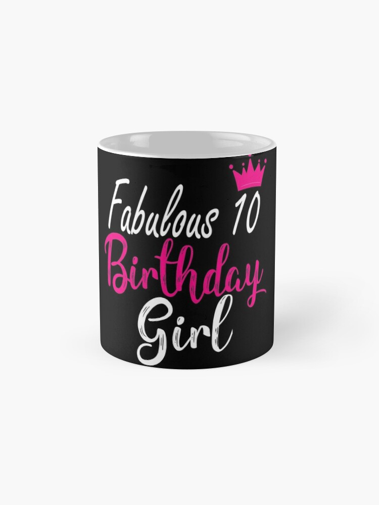 Cadeaux de fille de 10ème anniversaire, cadeaux de fille de 10 ans' Mug