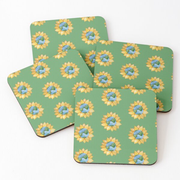 Item preview, Watercolor Earth Sunflower designed and sold by FrictionMaxxing.
