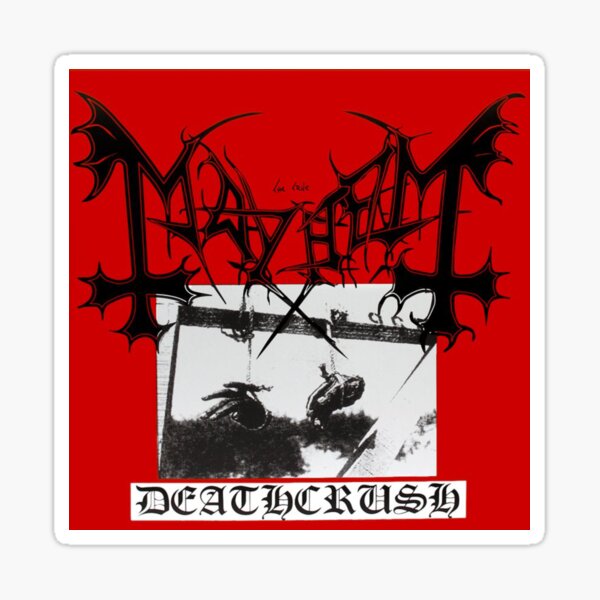 BEST SELLER - Mayhem Deathcrush Merchandise Sticker