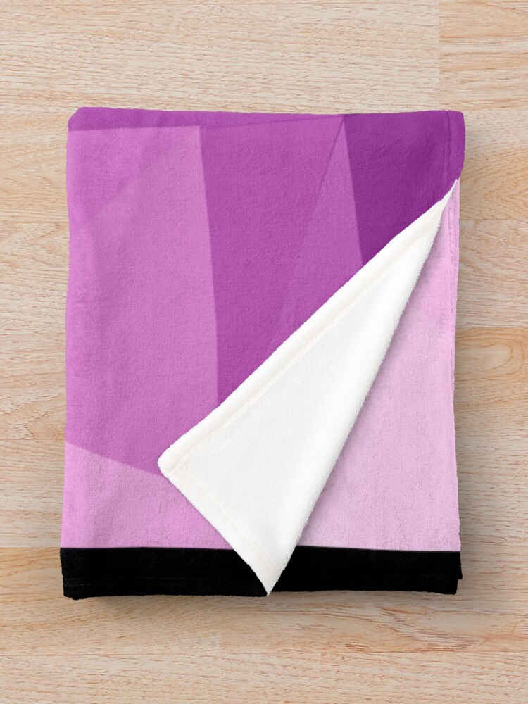 Thumbnail 3 of 6, Throw Blanket, Pink Triangle Gradient Design designed and sold by leannarpfeffer.