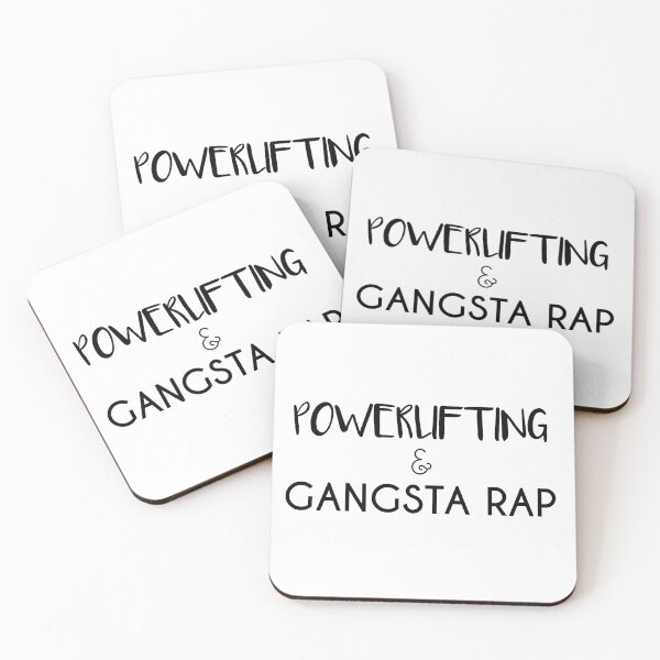 Item preview, Powerlifting & Gangsta Rap designed and sold by jackknite.