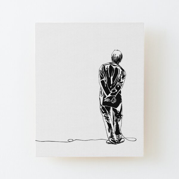 Liam Gallagher Oasis Wood Mounted Print