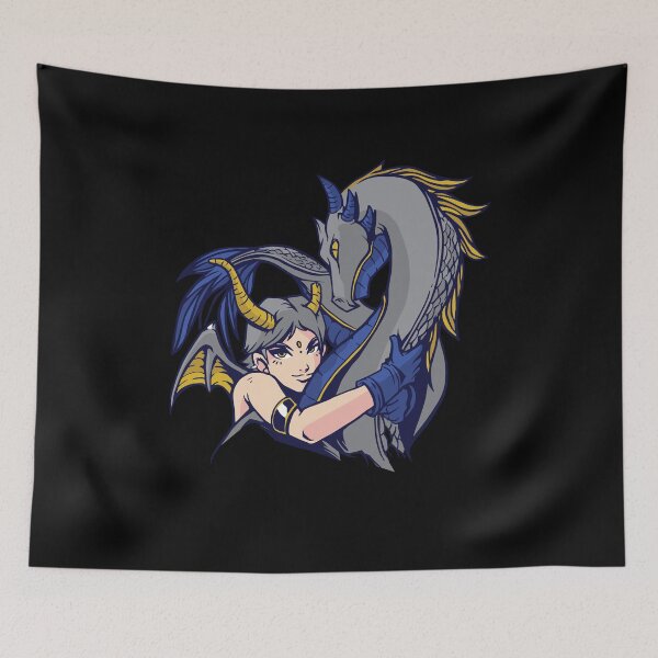 Artikelvorschau, ANIME MÄDCHEN DRACHEN T-SHIRT GESCHENK WEIHNACHTEN entworfen und verkauft von Timcito.