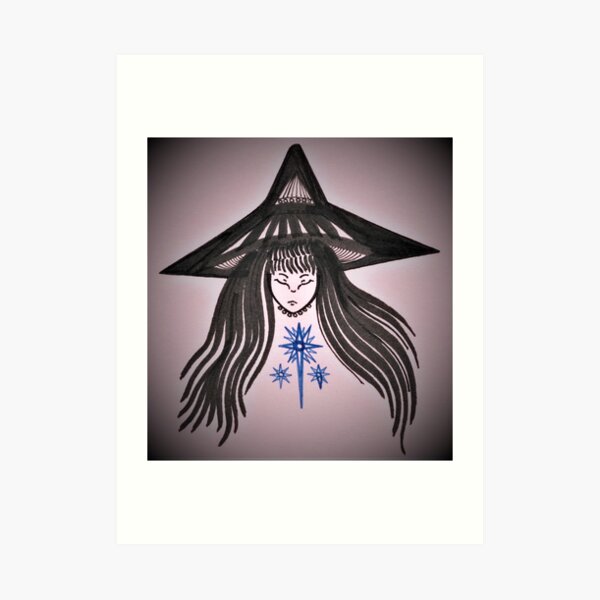 Sleeping Witch Star Art Print