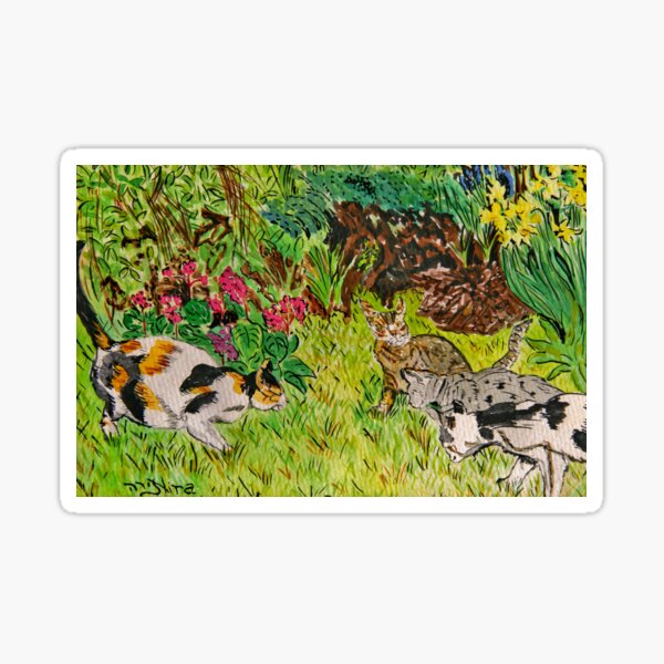 For the LOVE of Cats Sticker